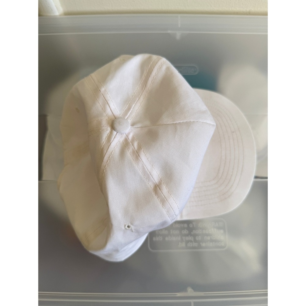 Corvette Embroidered Rope Snapback Hat White Men's One Size Fits All Race Car - Picture 7 of 8